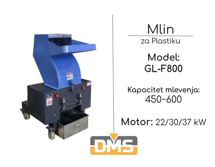 Mlin za plastiku GL-F800